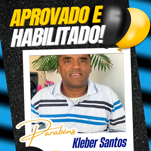 Aluno Kleber Aprovado e Habilitado - Autoescola Itamaraty - Arujá Aluno Kleber Aprovado e Habilitado - Autoescola Itamaraty - Arujá