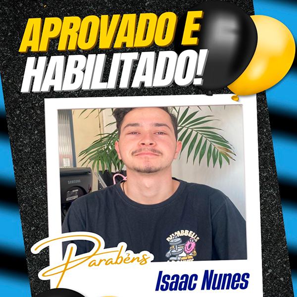 Aluno Isaac Aprovado e Habilitado - Autoescola Itamaraty - Arujá Aluno Isaac Aprovado e Habilitado - Autoescola Itamaraty - Arujá