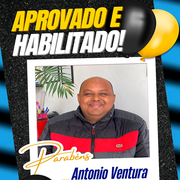 Aluno Antonio Aprovado e Habilitado - Autoescola Itamaraty - Arujá Aluno Antonio Aprovado e Habilitado - Autoescola Itamaraty - Arujá